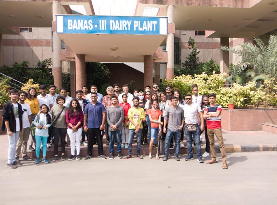 IJC students at Banas Dairy